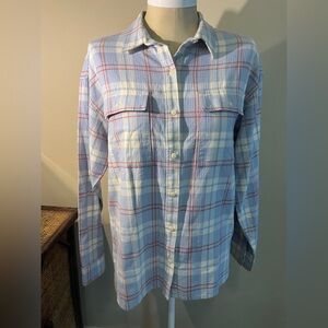LL Bean Signature women's flannel. Size M